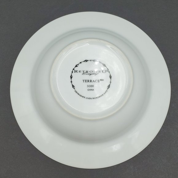 Retroneu Everyday Terrace Rim Soup Pasta Bowls Fruit Pears Berries Cherries - Picture 6 of 7